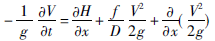重力有壓輸水系統(tǒng)主線(xiàn)調(diào)節(jié)閥關(guān)閉水錘計(jì)算